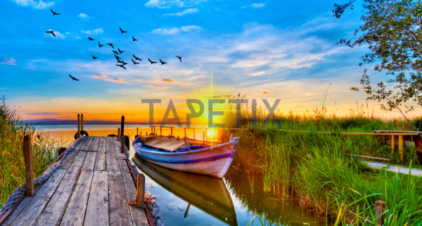 Tablou Sunset at the Lake [4]