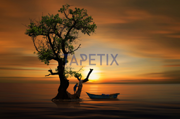 Tablou  The Boat And The Boy [4]