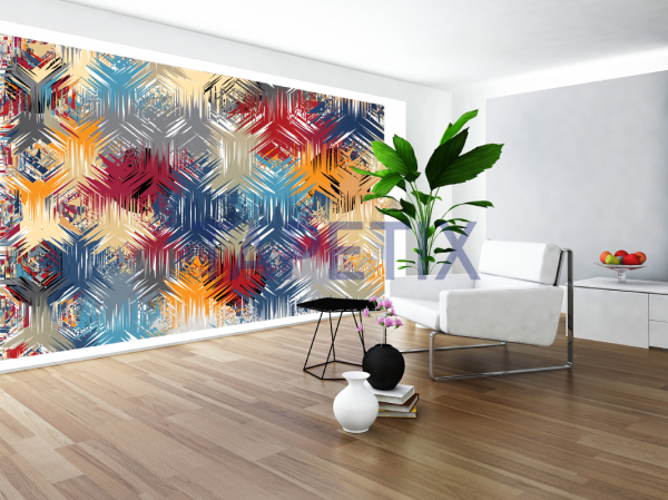 Fototapet Color Geometric Shapes [1]