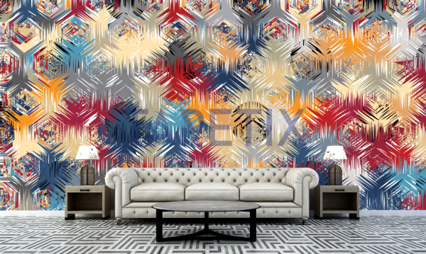 Fototapet Color Geometric Shapes [3]