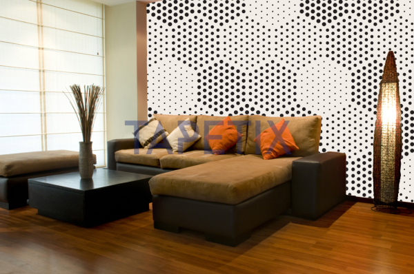 Fototapet  Hexagons Dots [2]