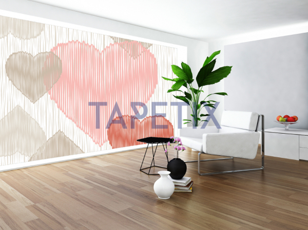 Fototapet  Hearts [1]
