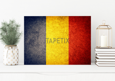 Tablouri Abstract - Tablou  Flag of Romania
