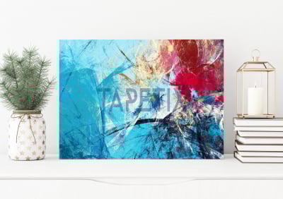 Tablouri Abstract - Tablou Cold Blue Winter