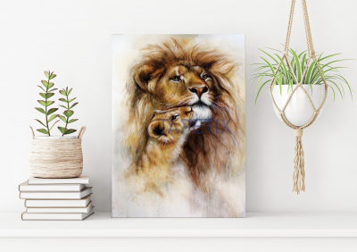 Tablouri Hobby - Tablou Loving Lion