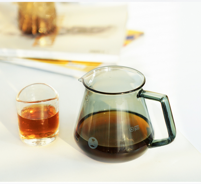 Brewer Set PCTG Dripper 01 "Crystal Eye" Timemore 360ml - Negru transparent [3]