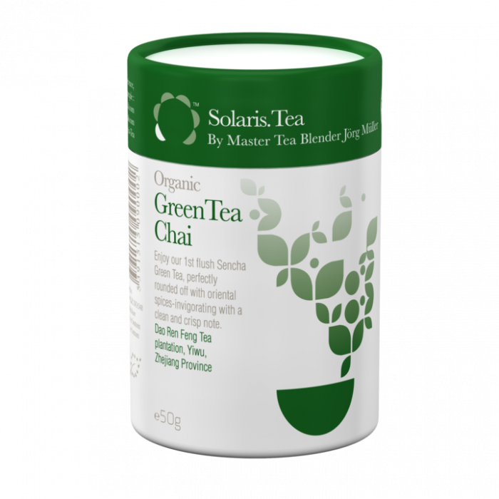 Ceai Organic Verde Chai Frunze Cilindru 50gr [1]