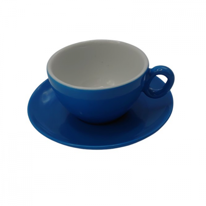 Ceasca Cappuccino din portelan Inker 250ml - Albastru [2]
