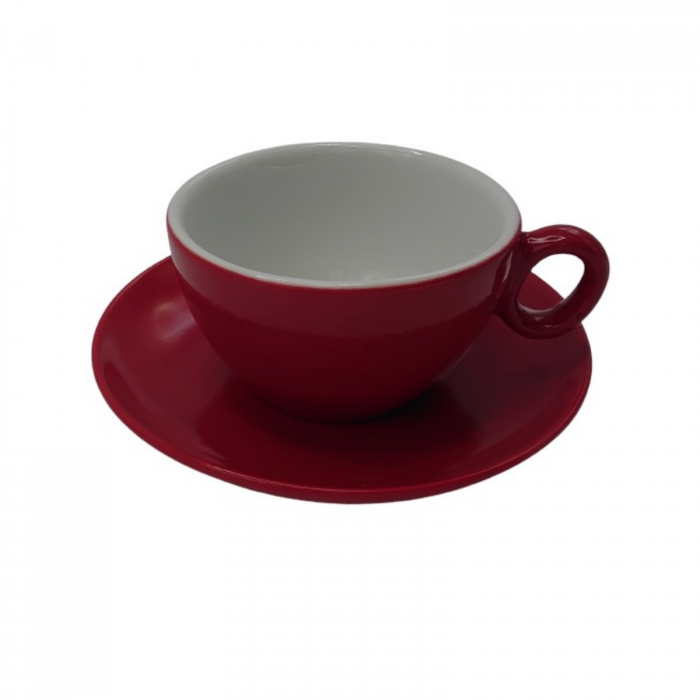 Ceasca Cappuccino din portelan Inker 250ml - Rosu [2]