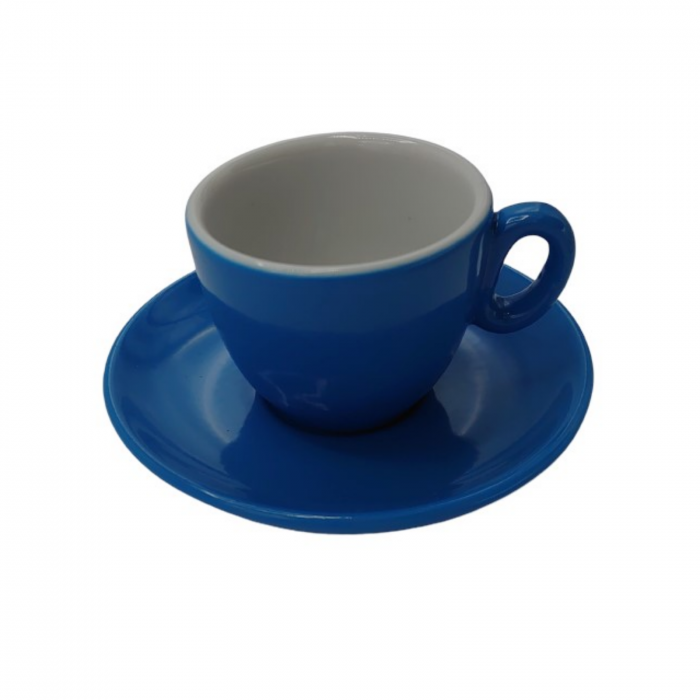 Ceasca Cappuccino din portelan Inker 70ml - Albastru [2]