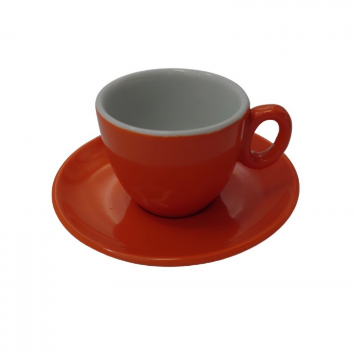 Ceasca Cappuccino din portelan Inker 70ml - Portocaliu [2]