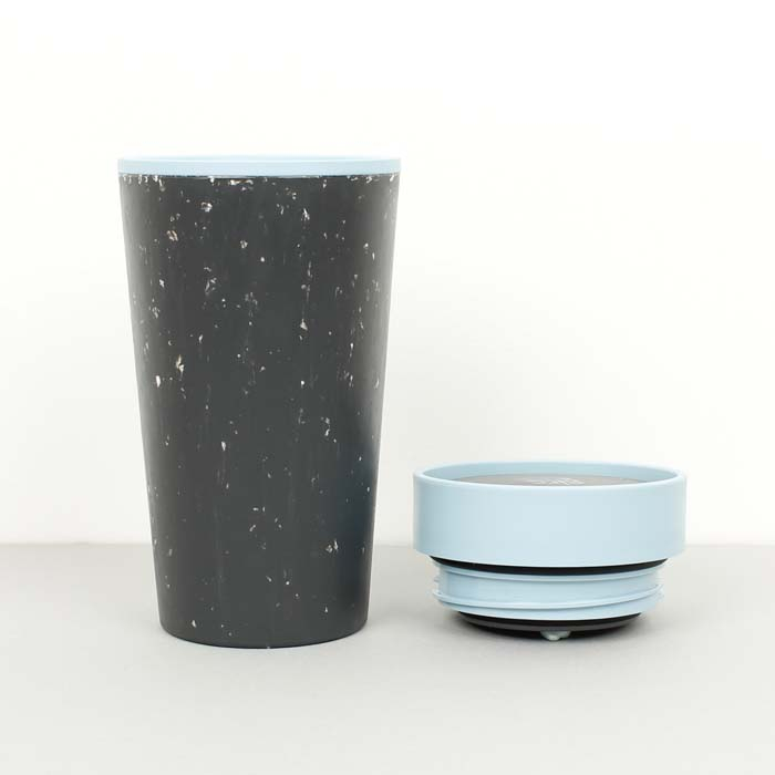 Circular & Co Pahar refolosibil ecologic - negru & albastru 12oz [7]