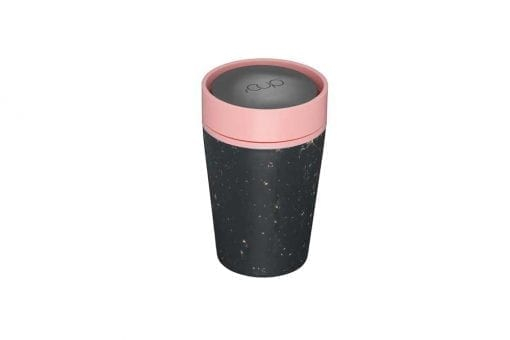 Circular & Co Pahar refolosibil ecologic - negru & roz 8oz [2]