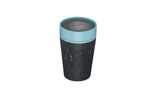 Circular & Co Pahar refolosibil ecologic - negru & teal 8oz [8]