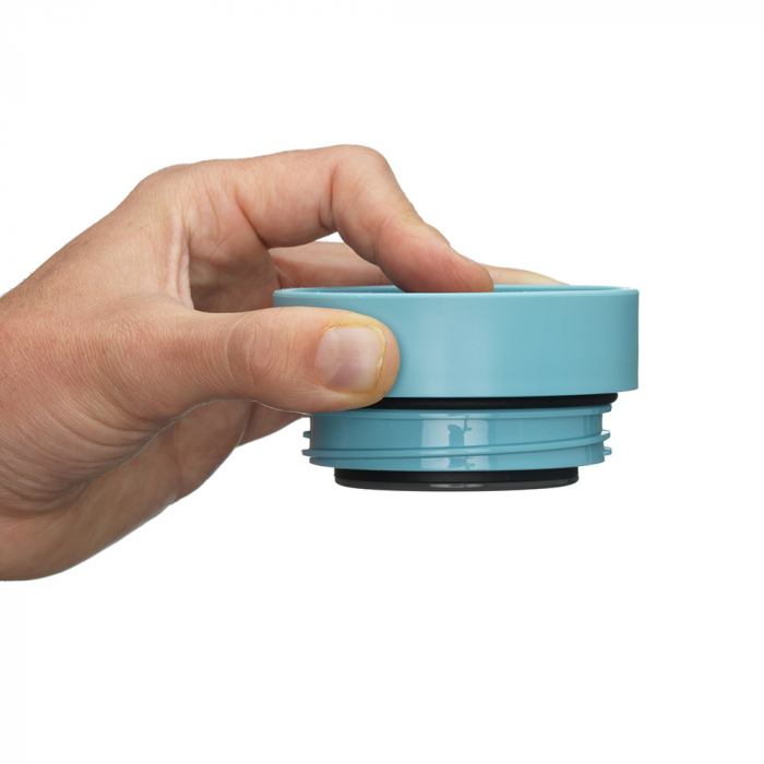 Circular & Co Pahar refolosibil ecologic - negru & teal 8oz [14]