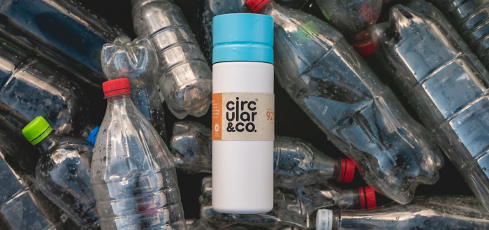 Circular & Co Sticla refolosibila - Gri&Portocaliu 600ml [5]