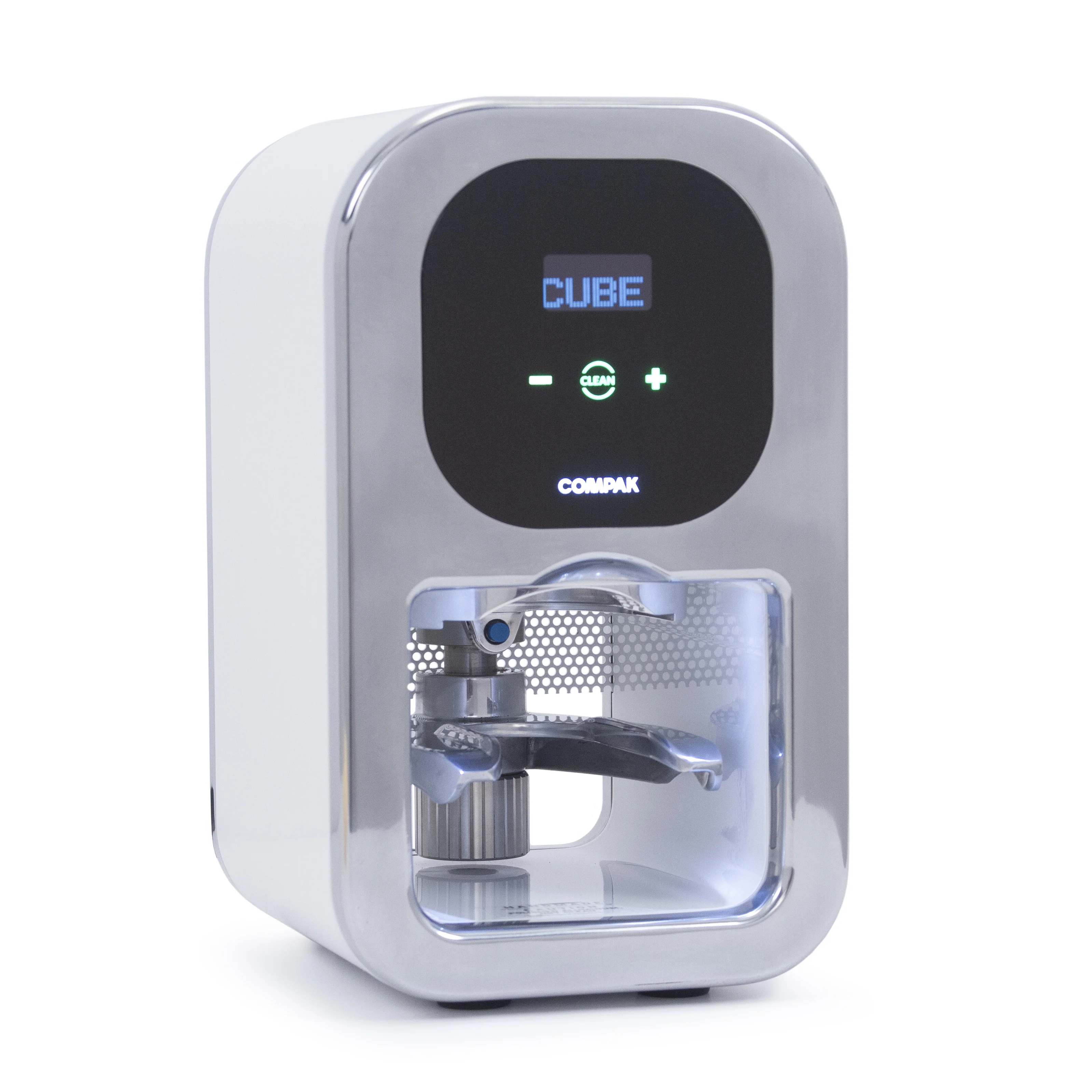 Compak Tamper Automat Cube Tamp - Alb Lucios [3]