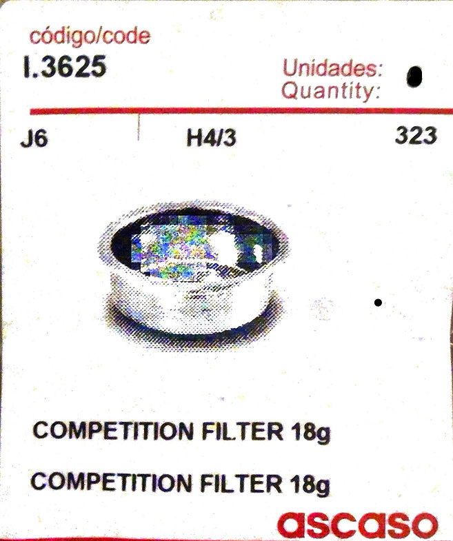Cosulet Portafiltru 18g de competitie Ascaso ( I.3625) [3]