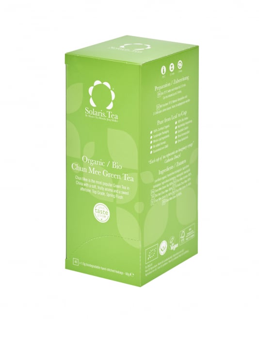 Ceai Organic Verde Chun Mee 40 plicuri [2]
