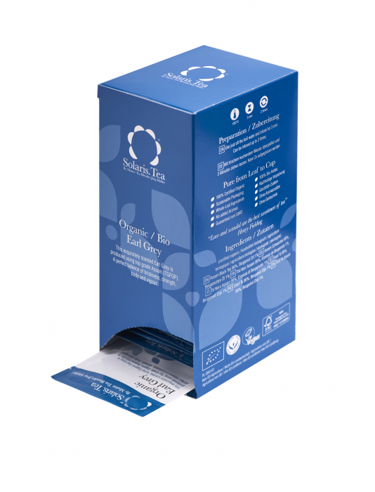 Ceai Organic negru Earl Grey 40 plicuri [4]