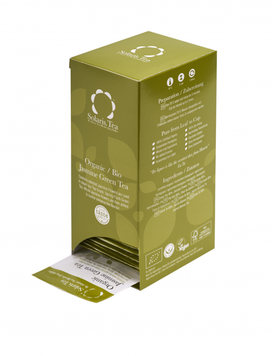 Ceai Organic Verde Iasomie 40 plicuri [4]