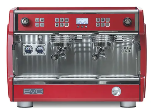 Dalla Corte Espressor EVO2 2 grupuri - Sparkling red [1]
