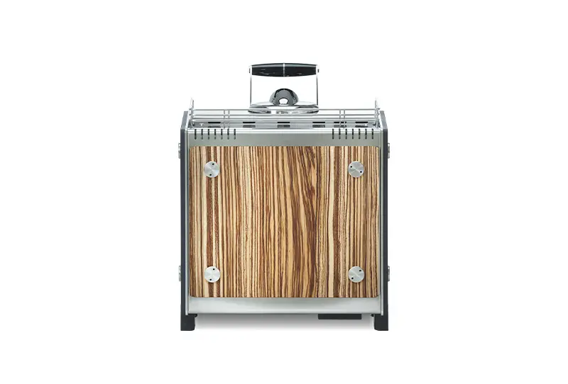 Dalla Corte Espressor premium pentru acasa cu pompa rotativa, control al debitului si profilare avansata a extractiei pentru precizie si consistenta D58 - Wood Veneer [3]