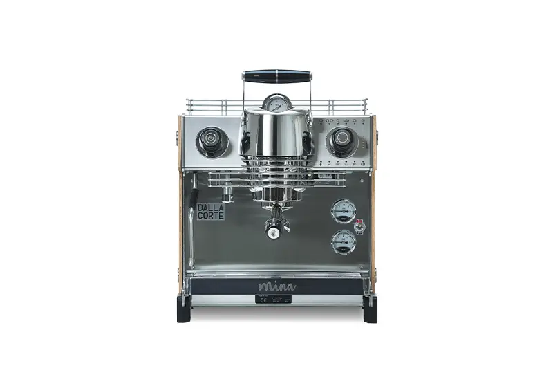 Dalla Corte Espressor premium pentru acasa cu pompa rotativa, control al debitului si profilare avansata a extractiei pentru precizie si consistenta D58 - Wood Veneer [2]