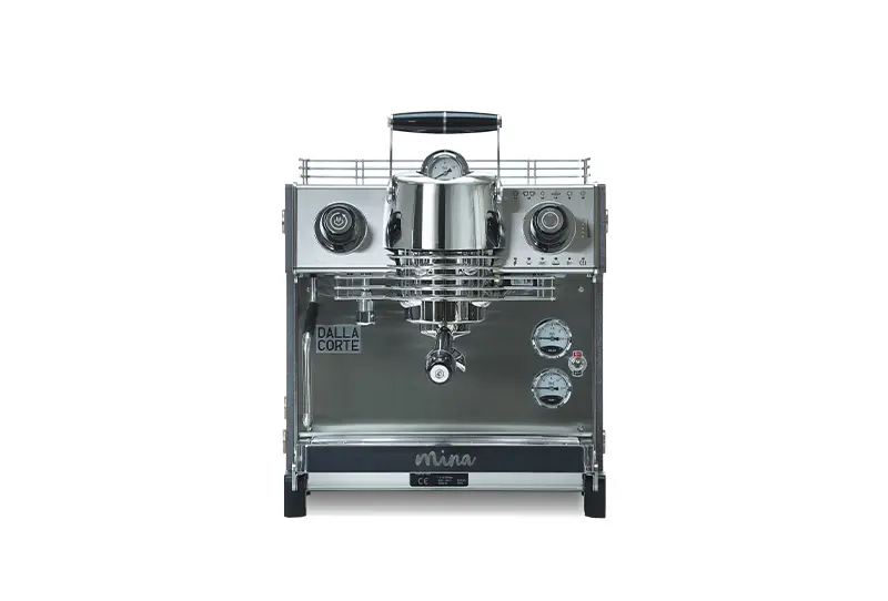 Dalla Corte Espressor premium pentru acasa cu pompa rotativa, control al debitului si profilare avansata a extractiei pentru precizie si consistenta D58 - Venice Wood [2]