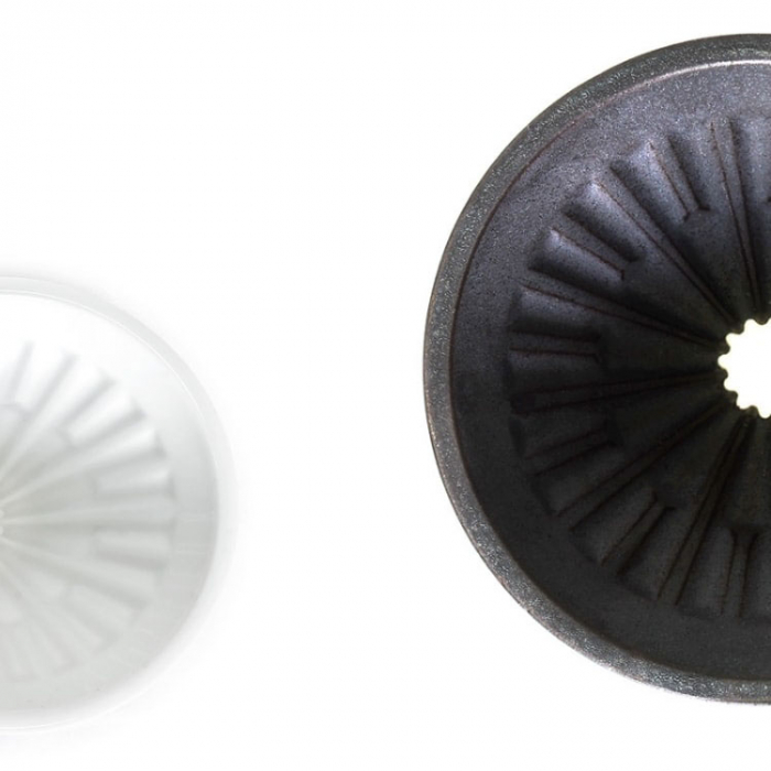 Dripper Ceramica "Crystal Eye" Alb cu suport Timemore [6]