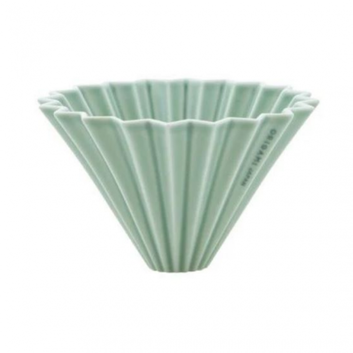 Dripper M portelan Origami - Verde Mat [1]