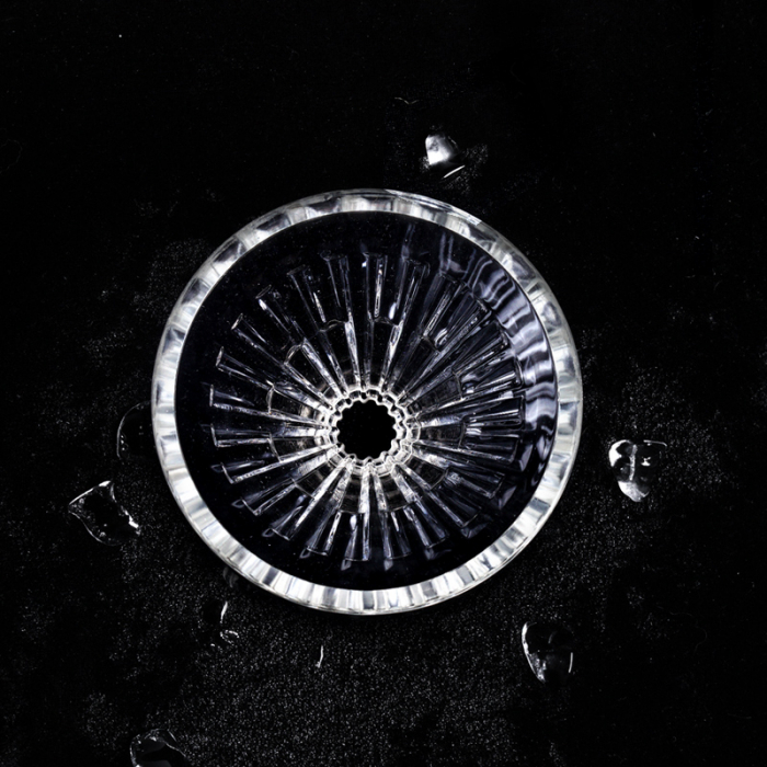 Dripper Sticla V02 cu suport din plastic rezistent "Crystal Eye" Timemore -  Alb [8]