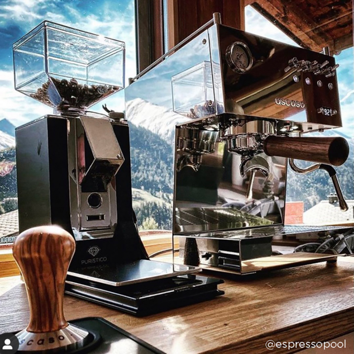 RESIGILAT Ascaso Espressor Uno Pid Versatil Pompa vibranta - Alb cu Lemn [8]