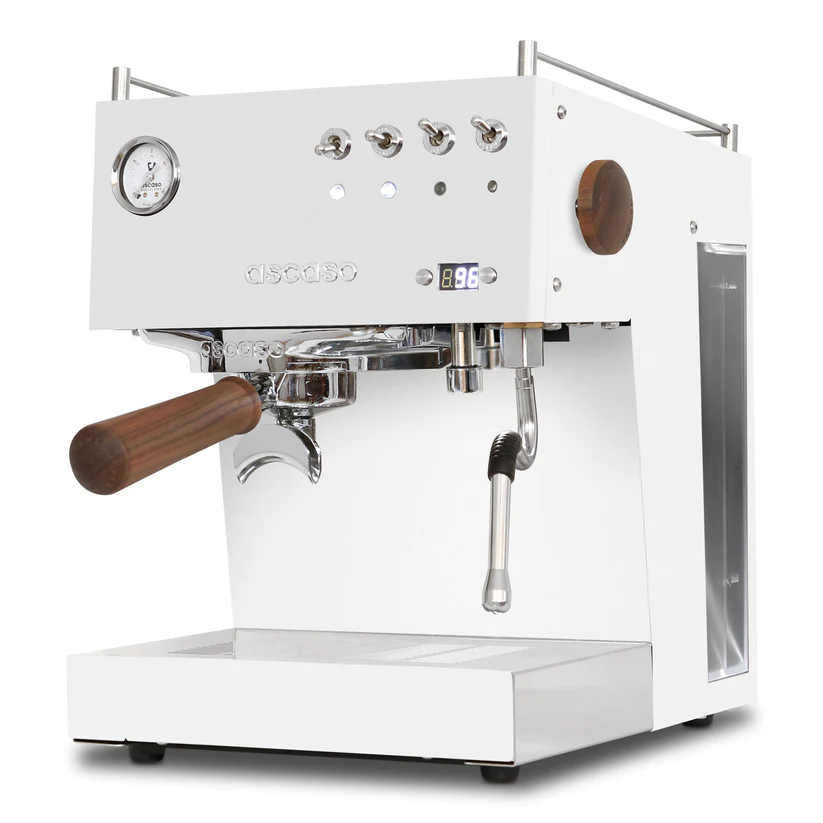 Ascaso Espressor Duo Pid Versatil - Alb cu Lemn [2]