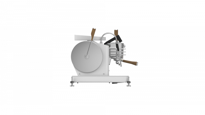 Dalla Corte Espressor Zero Barista 2 Grupuri - Alb cu Lemn [3]