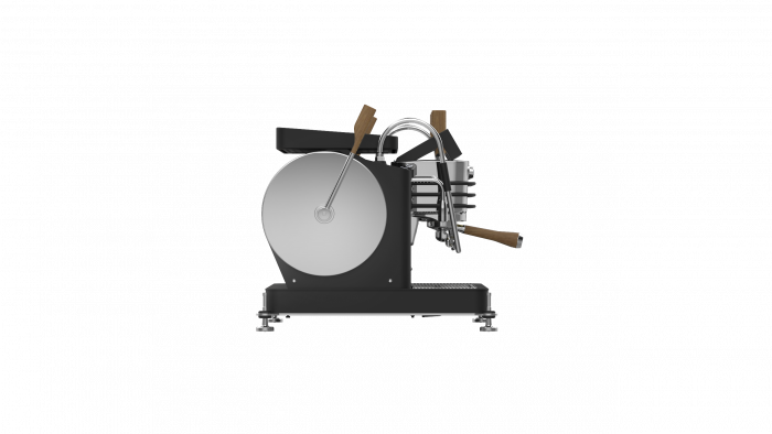 Dalla Corte Zero Barista 3 Grupuri - Negru cu Lemn [3]