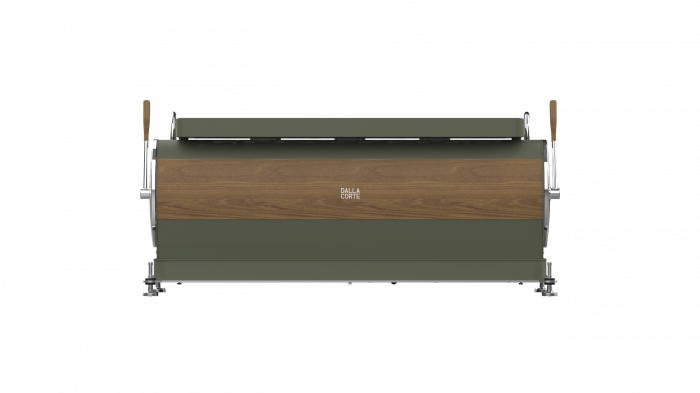 Dalla Corte Espressor Zero Classic 3 Grupuri - Olive Green cu Lemn [2]
