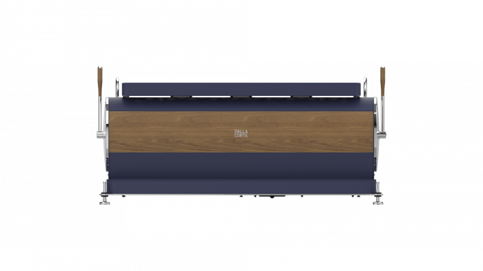 Dalla Corte Espressor Zero Classic 3 Grupuri - Navy Blue cu Lemn [2]