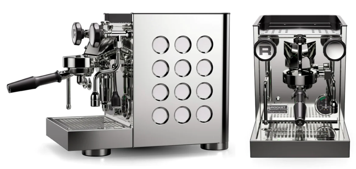 Espressor Rocket Appartamento TCA - Inox & Alb [4]