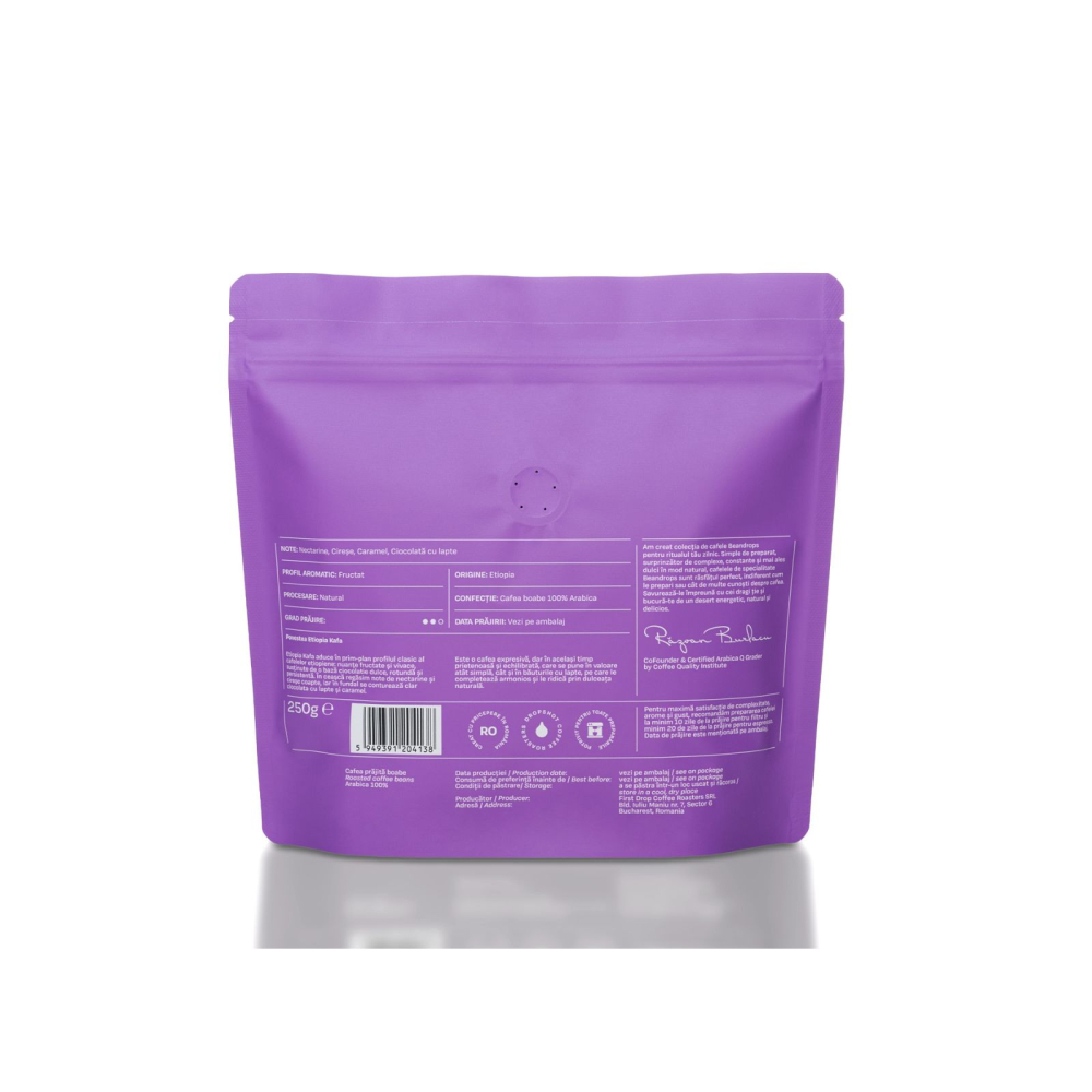 Etiopia Kafa 250g - Cafea de specialitate BEANDROPS [2]