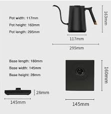 Fierbator electric apa pentru acasa 600ml alb FISH SMART Timemore [14]