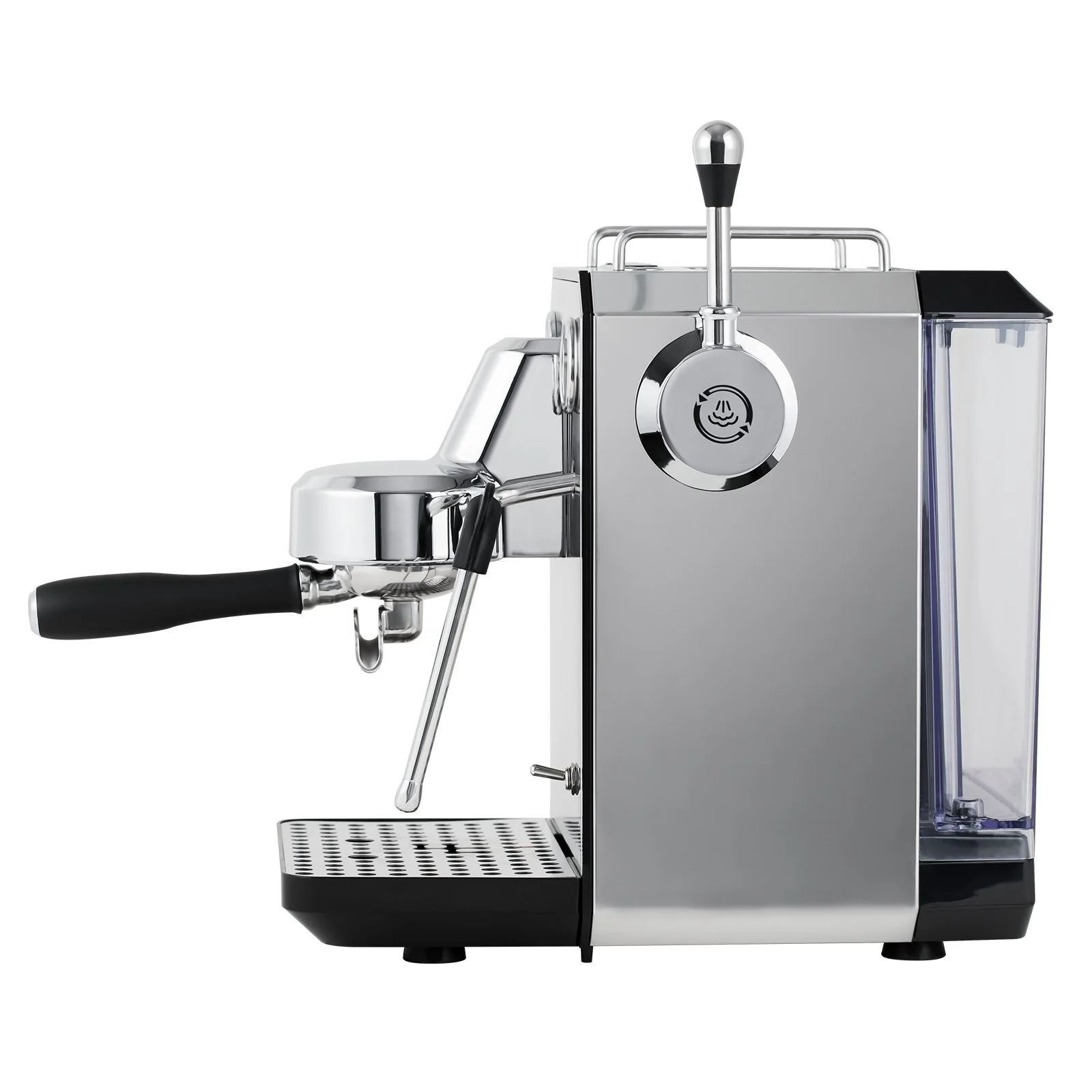 Gemilai G3006 - Espressor pentru acasa, Pompa vibranta, Thermoblock cu PID, Portafiltru 58 mm - Metalic Silver [3]