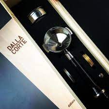Dalla Corte Kit portafiltru 58 mm (include 1 portafiltru cu cioc dublu) - lemn stejar [3]