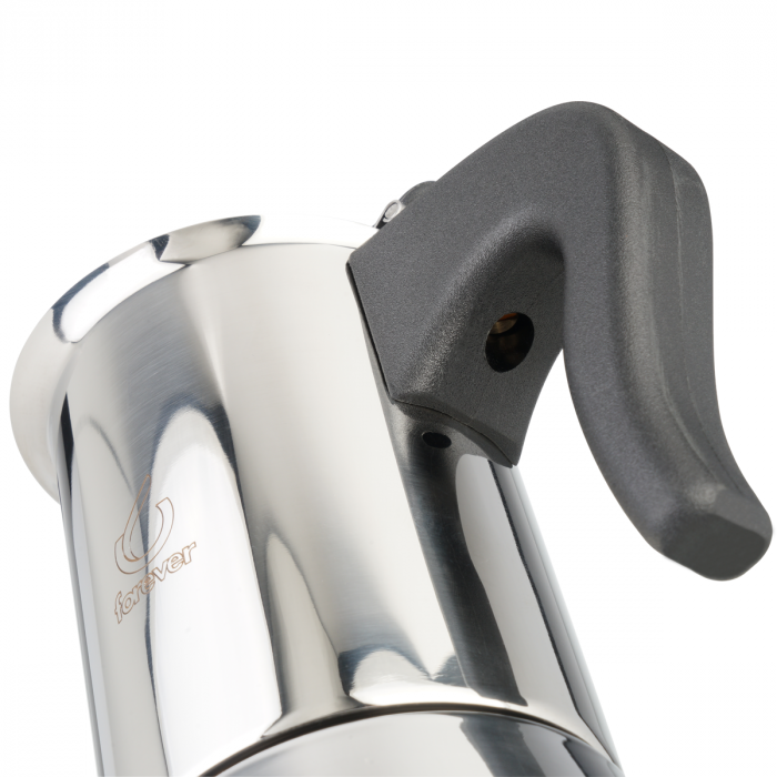 Forever Moka Pot cu inductie Miss Splendy 6 cupe - Otel Inoxidabil [3]