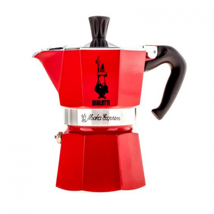Bialetti Moka Pot Express 3 cupe 150 ml - Rosu [3]