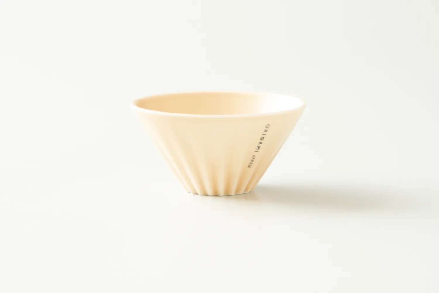 Origami Dripper ceramic pentru ceai - Bej Mat [1]