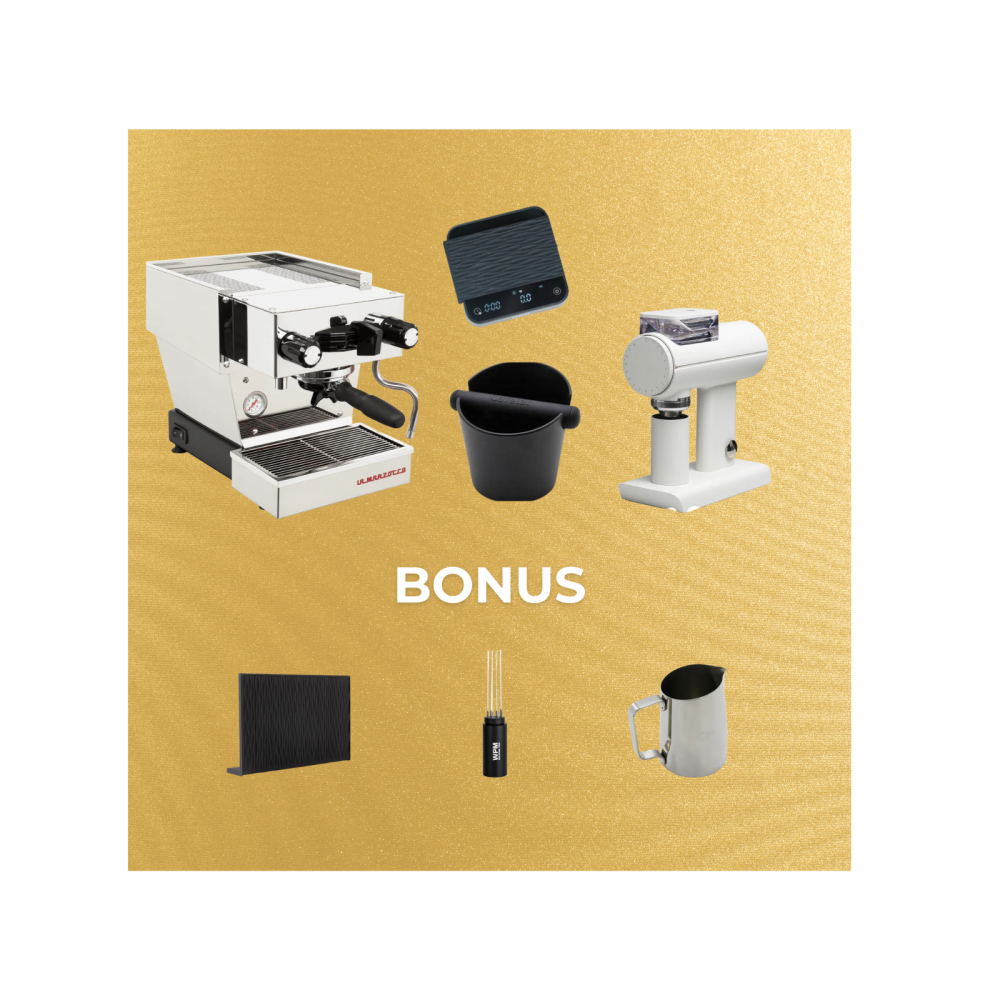 Pachet Barista Gold : Espressor La Marzocco Linea Micra - Inox + Rasnita Electrica Sculptor 078S Timemore - Alb [1]