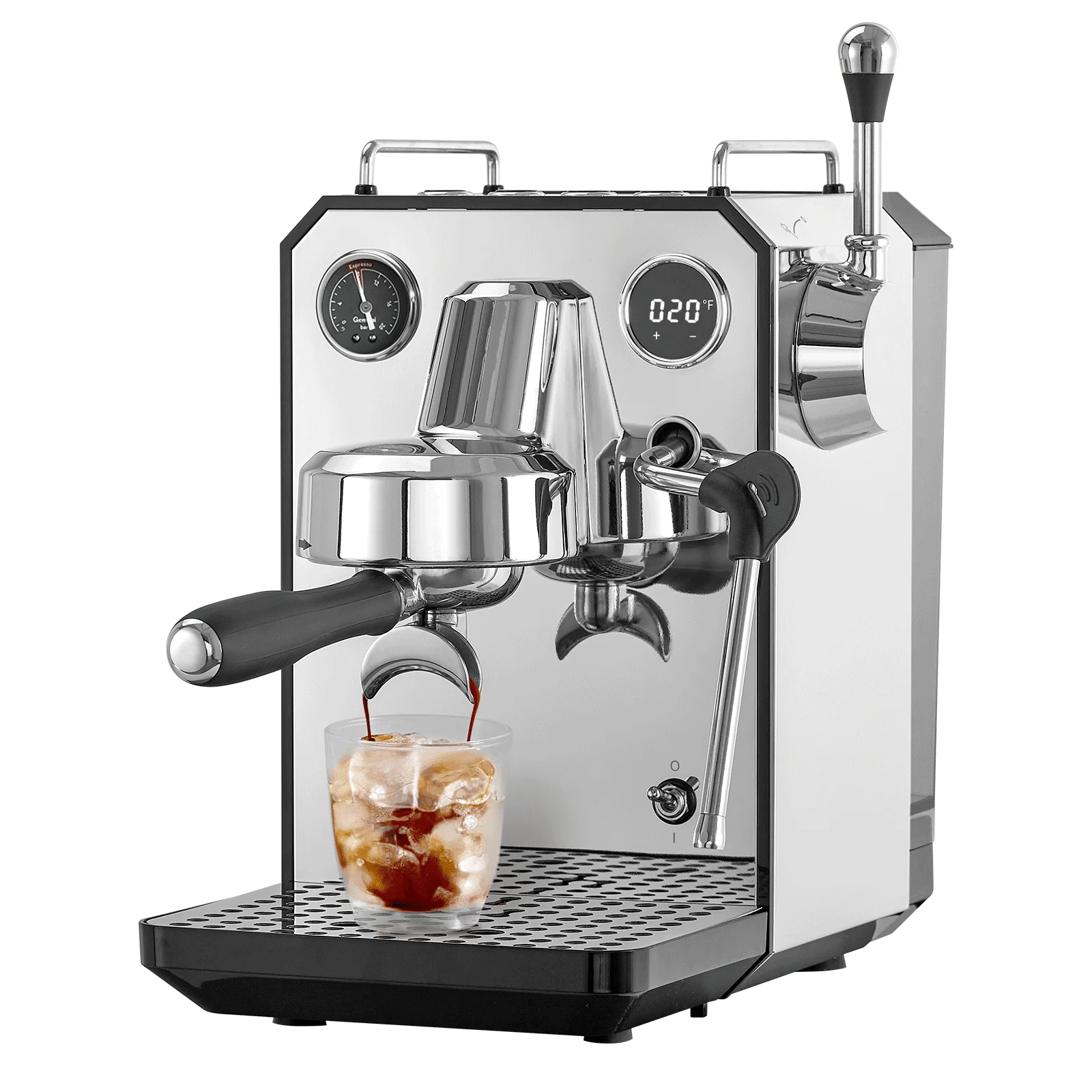 Pachet Home Barista Gemilai: Espressor Gemilai Owl G3006 - Rasnita Gemilai Molight G9010B - Metalic Silver [3]