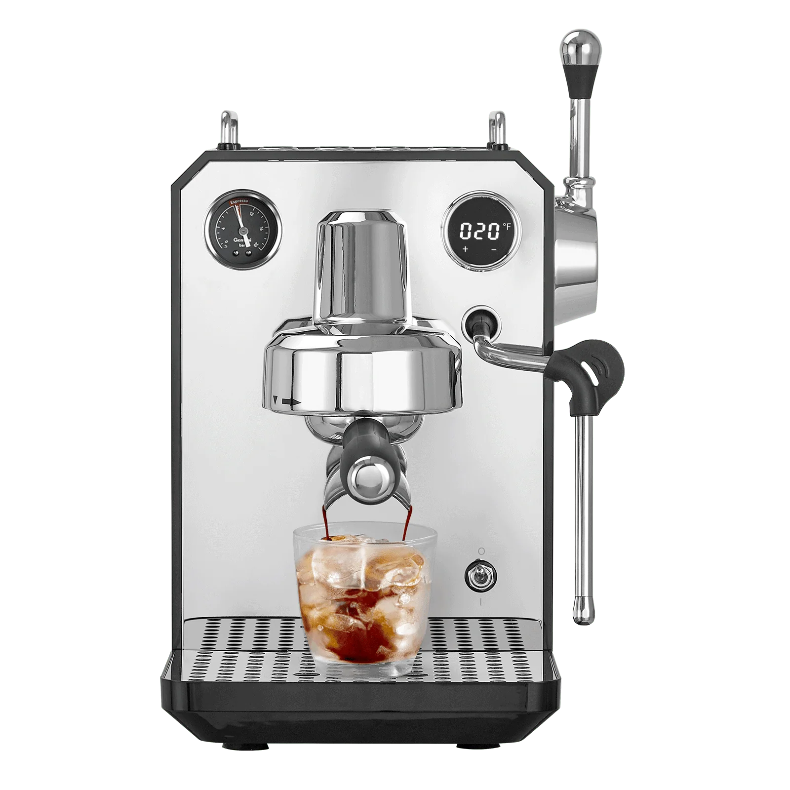 Pachet Home Barista Gemilai: Espressor Gemilai Owl G3006 - Rasnita Gemilai G9015A - Metalic Silver [3]
