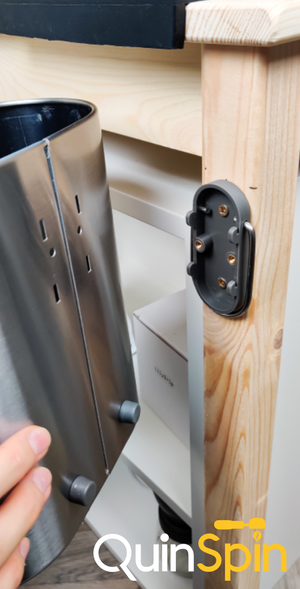QuinSpin Container Inox pentru aparat curatare portafiltru [2]